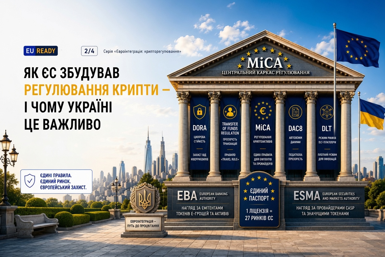 Як ЄС збудував регулювання крипти — і чому Україні це важливо